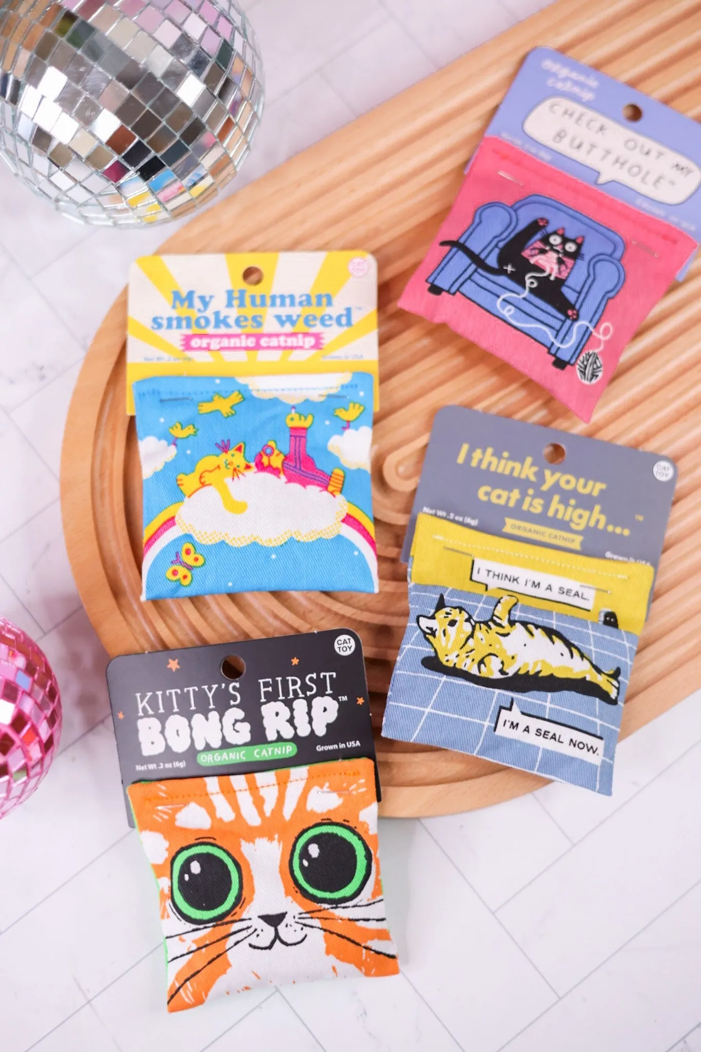 Trippy Kitty Catnip Toys (4 Styles)