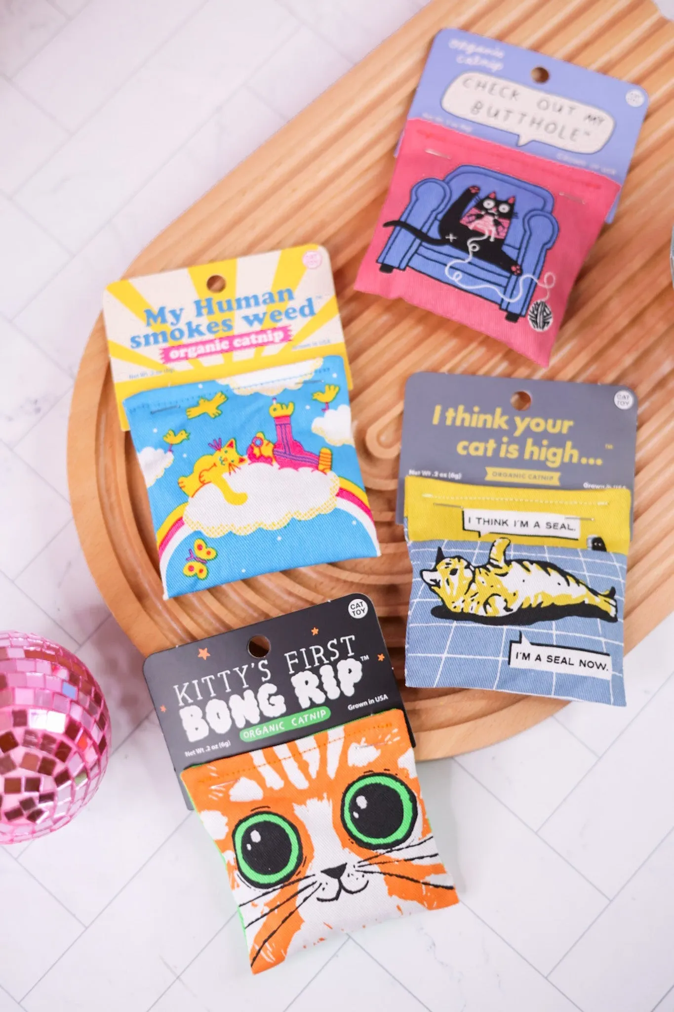 Trippy Kitty Catnip Toys (4 Styles)