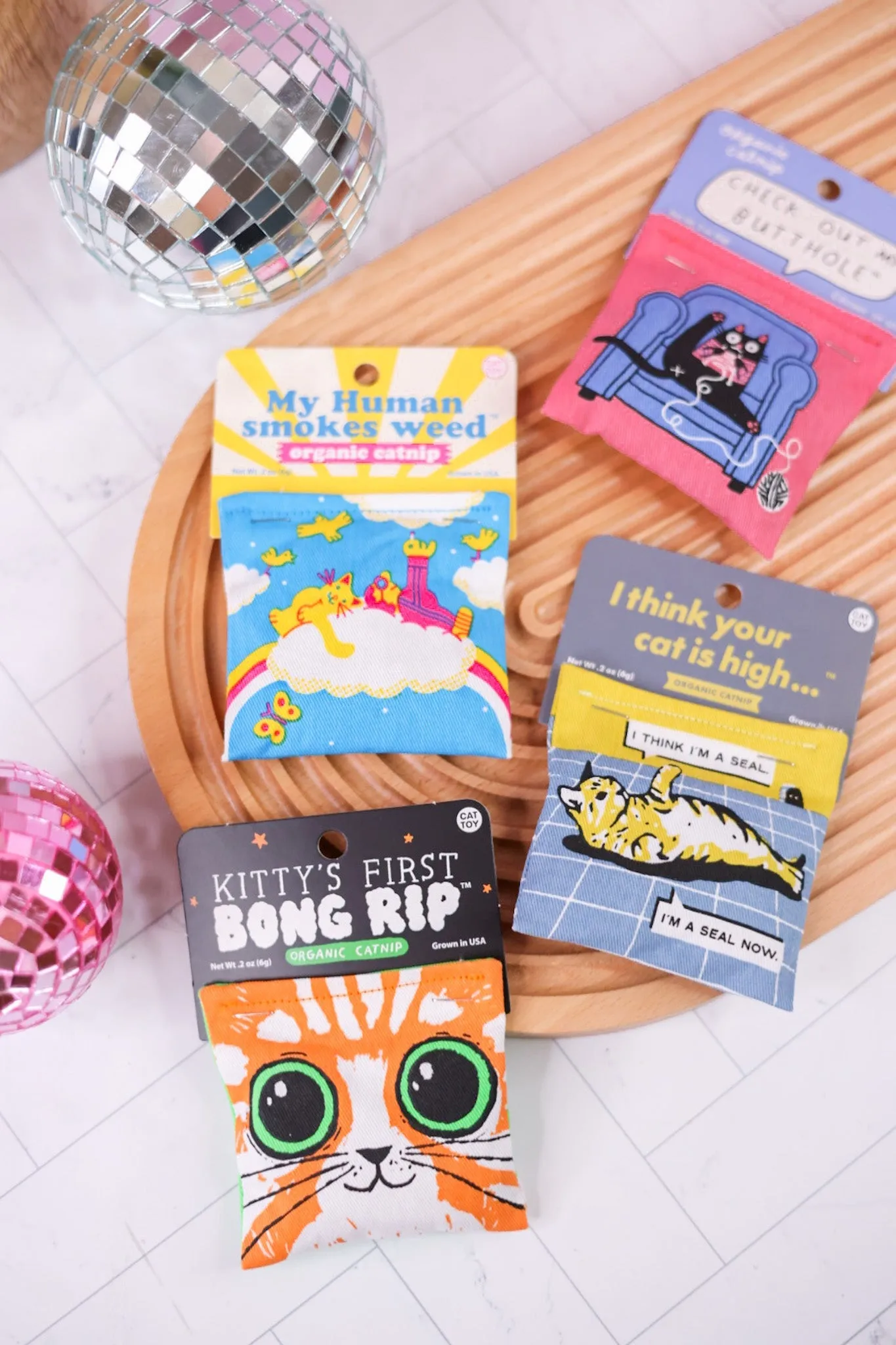 Trippy Kitty Catnip Toys (4 Styles)